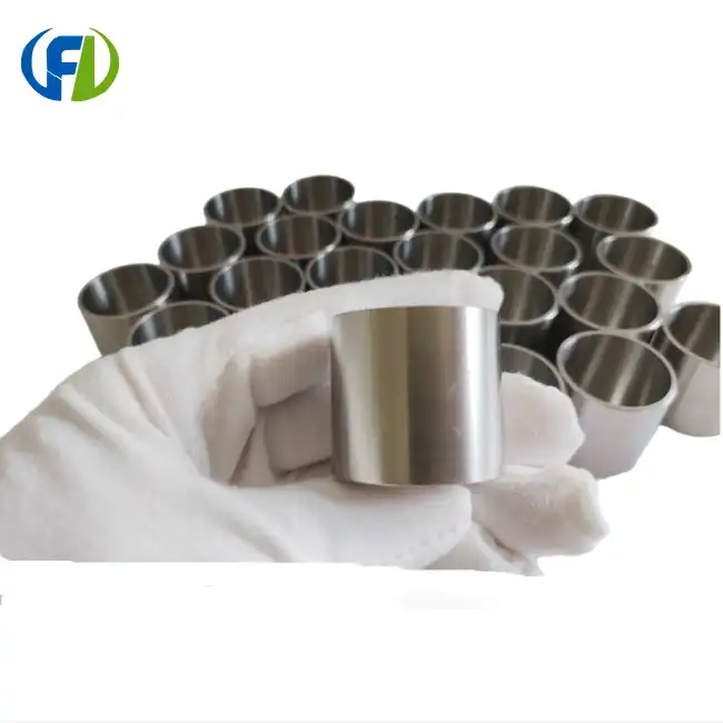 Straight Wall Zirconium Crucible for sale