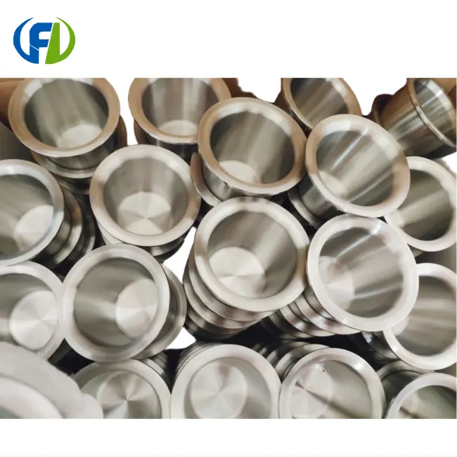 Polished Zirconium Crucible Ø55×50mm factory