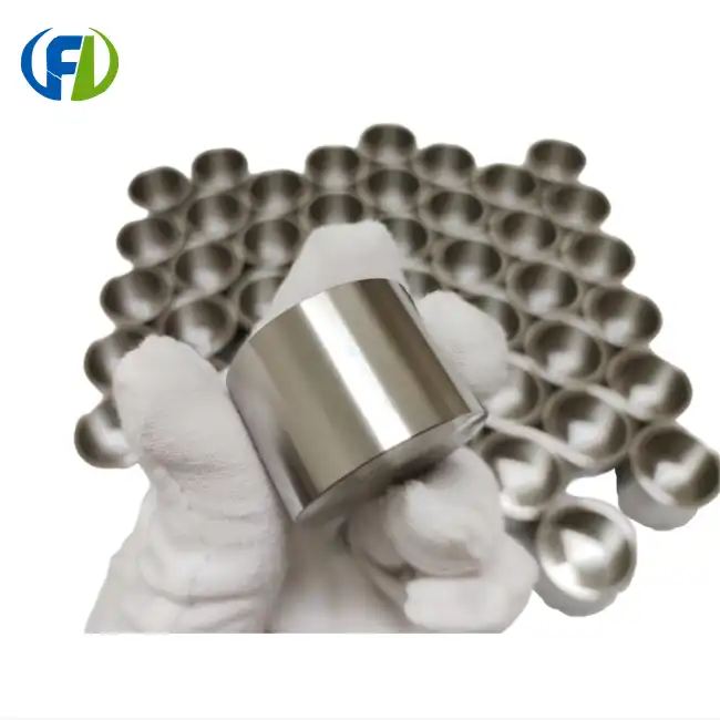 Straight Wall Zirconium Crucible factory Straight Wall Zirconium Crucible factory