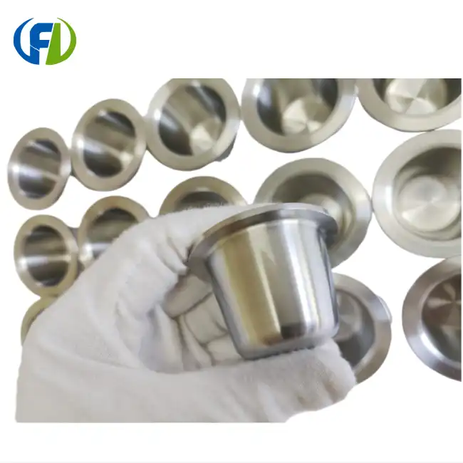 Zirconium Crucible With Rim for sale Zirconium Crucible With Rim for sale